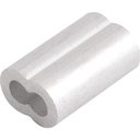 Ver imagem 1 de Prensa Cabos em Alumínio P/ Cabos de Aço 3/16" C/ 100 Pç