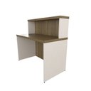 Ver mais imagens de Balcão de Atendimento para Recepção - 120cm de Largura Branco/Carvalhomel