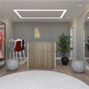Ver imagem 4 de Balcão de Atendimento para Recepção - 120cm de Largura Branco/Carvalhomel