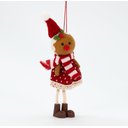 Ver imagem 4 de Kit Decoração para Árvore Natal 12 Biscoitos Pendente 17cm