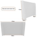 Ver imagem 3 de Cama Japonesa com Cabeceira Corea Seo Queen Bouclé Off White - Sallar Home