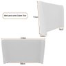 Cama Japonesa com Cabeceira Corea Seo Queen Bouclé Off White - Sallar Home - 3