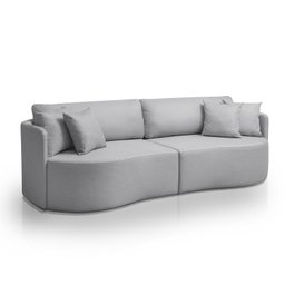 Sofá 3 Lugares 222cm Dakota Moderno - 2