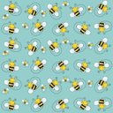 Ver imagem 1 de Papel de Parede Infantil Abelhas