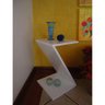 Mesa Z Lateral de Apoio ou Mesa de Cabeceira Branco Laca - 3