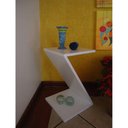 Ver imagem 3 de Mesa Z Lateral de Apoio ou Mesa de Cabeceira Branco Laca