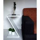 Ver imagem 4 de Mesa Z Lateral de Apoio ou Mesa de Cabeceira Branco Laca