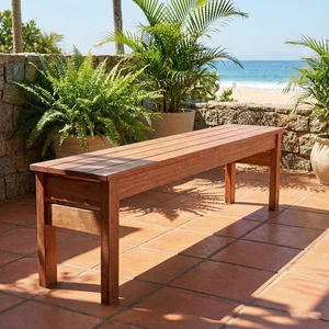 Banco Madeira Maciça 140 Cm X 45 Cm X 32 Cm Ultron