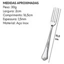 Ver imagem 2 de Garfo Sobremesa Classique Hercules 493-005p