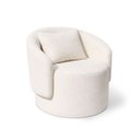 Ver imagem 2 de Kit 2 Poltrona Organica Maitê Sala Recepçao Tecido Buche:bege