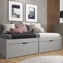 Ver imagem 1 de Cama Solteiro 2 Gavetas Madeira Maciça Beauty