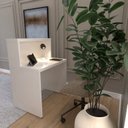 Ver imagem 2 de Balcão de Atendimento para Recepção - Pequeno 80cm de Largura