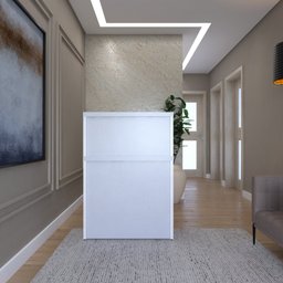 Balcão de Atendimento para Recepção - Pequeno 80cm de Largura - 8