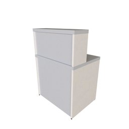 Balcão de Atendimento para Recepção - Pequeno 80cm de Largura - 7