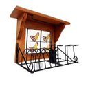 Ver imagem 3 de Escorredor copos/pratos ferro madeira artesanal rústico