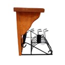 Ver imagem 5 de Escorredor copos/pratos ferro madeira artesanal rústico