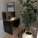 Ver imagem 2 de Balcão de Atendimento para Recepção - Pequeno 80cm de Largura