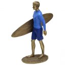 Ver imagem 1 de Estatueta Decorativa Surfista Prancha Escultura Resina 26cm