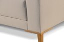 Ver mais imagens de Sofá Fixo 2 Lugares Luxo 140 cm Orion Bege Claro
