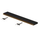 Ver imagem 2 de Prateleira Suporte Embutido 90x14x3cm Preta Conceito