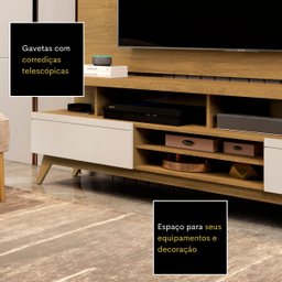 Rack com Painel para Sala Televisão até 65 Polegadas - Mod.2044 - 3 Rack com Painel para Sala Televisão até 65 Polegadas - Mod.2044 - 3