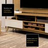 Rack com Painel para Sala Televisão até 65 Polegadas - Mod.2044 - 3