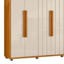 Ver imagem 6 de Guarda Roupa Casal 230cm com 6 Portas Barok Off/cinamomo Z10 - Mpozenato