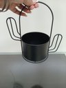 Ver imagem 5 de Garden Cachepô 23x24x13cm Metal Preto Cacto