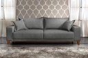 Ver imagem 4 de Sofá Fixo 2 Lugares Luxo 160 cm Argos Cinza