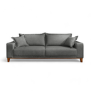 Ver imagem 2 de Sofá Fixo 2 Lugares Luxo 160 cm Argos Cinza