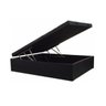 Cama Box Baú Casal Blindada/reforçada - Corino Preto - 1