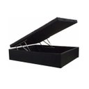 Ver imagem 1 de Cama Box Baú Casal Blindada/reforçada - Corino Preto
