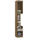 Ver imagem 4 de Mesa Cabeceira Modulado 38cm 1 Porta 1 Gaveta Delphi Avelã/cinnamon L01 - Mpozenato