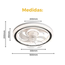 Ver imagem 6 de Ventilador de Teto Led 3 Cores Acrilico Controle Remoto 40w