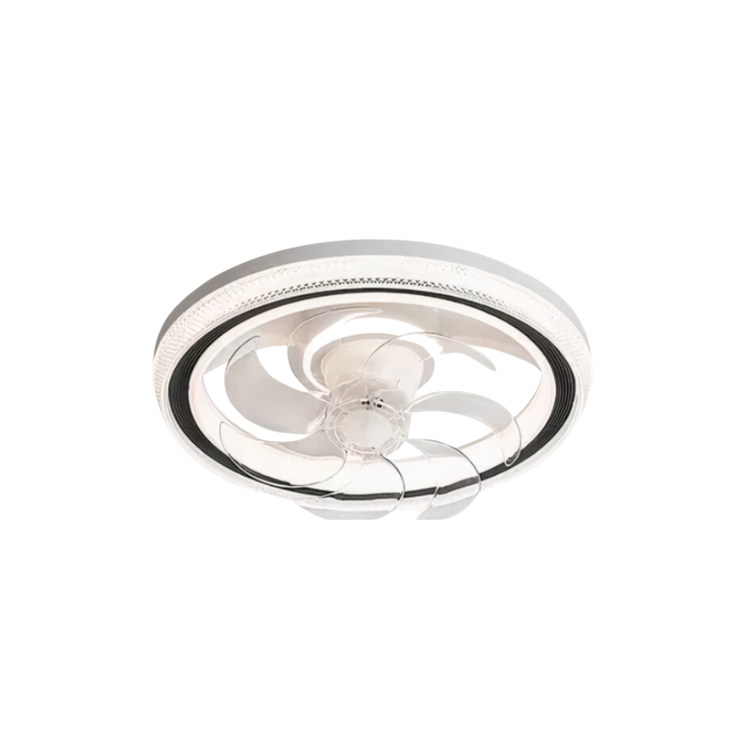 Ventilador de Teto Led 3 Cores Acrilico Controle Remoto 40w