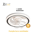 Ver imagem 4 de Ventilador de Teto Led 3 Cores Acrilico Controle Remoto 40w