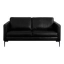 Ver imagem 4 de Sofá Decorativo Sala de Estar Europa 4 Lugares 240cm Couro Preto - Mozzelar