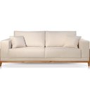Ver imagem 3 de Sofá Fixo 2 Lugares Luxo 170 cm Magnus Bege Claro
