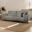 Ver imagem 1 de Sofá Fixo 2 Lugares Luxo 170 cm Magnus Cinza