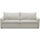 Ver imagem 3 de Sofá Cama Retrátil Reclinável para Sala de Estar 208cm Lari F04 Veludo Bege - Lyam Decor