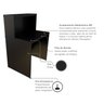 Balcão de Atendimento para Recepção - Pequeno 80cm de Largura - 10