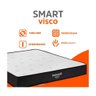 Colchão Casal INDUCOL Smart Visco D33 Branco/Preto - 4