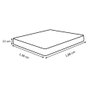 Colchão Casal INDUCOL Smart Visco D33 Branco/Preto - 8