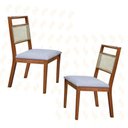 Ver imagem 1 de Cadeiras P- Mesa de Jantar Madeira Maciça - Luna - Art Salas