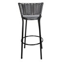 Ver imagem 3 de Banqueta Alta Ratan Hawai Preta  