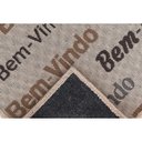Ver imagem 3 de Capacho Tapete Porta Entrada Antiderrapante Domani Bem Vindo:Cozy Bege/0,40x0,60m