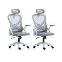 Ver imagem 1 de Kit 2 Cadeiras para Escritório Presidente Office Columbus com Tela Mesh