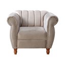 Ver imagem 4 de Poltrona Realeza Chesterfield Cadeira Vintage Decoração Retrô