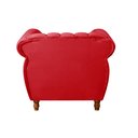 Ver imagem 5 de Poltrona Realeza Chesterfield Cadeira Vintage Decoração Retrô Vermelho