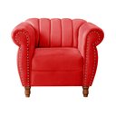 Ver imagem 4 de Poltrona Realeza Chesterfield Cadeira Vintage Decoração Retrô